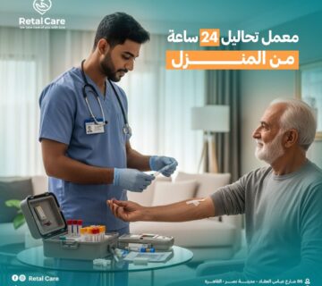 معمل تحاليل 24 ساعة من المنزل