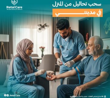 سحب تحاليل من المنزل في مدينتي