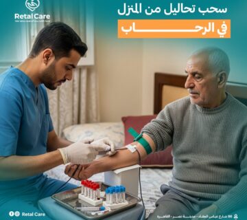 سحب تحاليل من المنزل في الرحاب