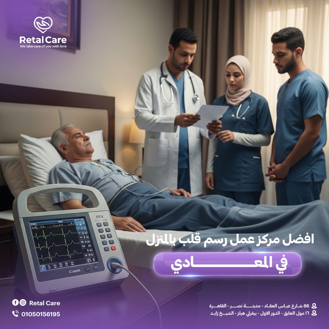 افضل مركز عمل رسم قلب بالمنزل في المعادي